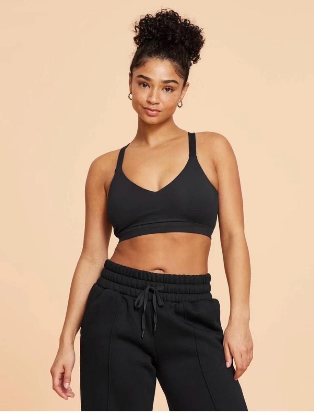 Blogilates Women’s Cardio Queen Sports Bra Black Size X-Small
